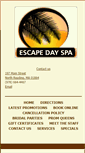 Mobile Screenshot of escape-dayspa.net